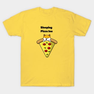 Sleeping Pizza Inu T-Shirt